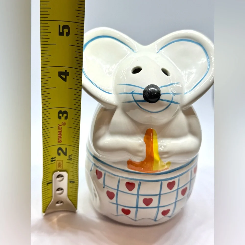Ceramic Mouse Cheese‎ Shaker, Small